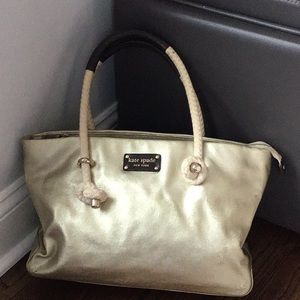 Kate Spade Gold Handbag